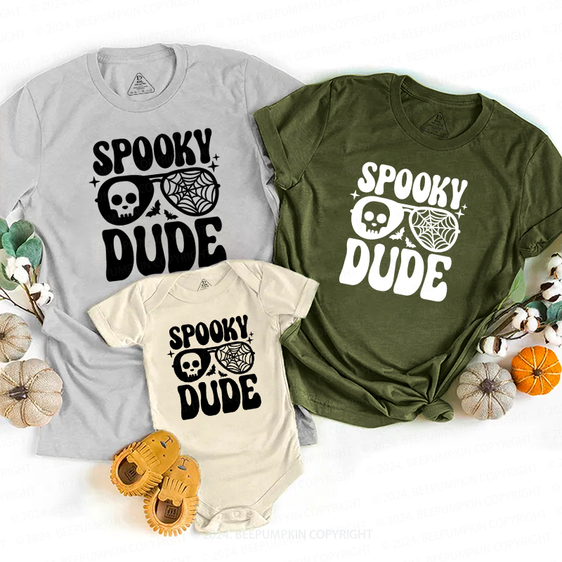 Spooky Dude Halloween Family Matching Shirts