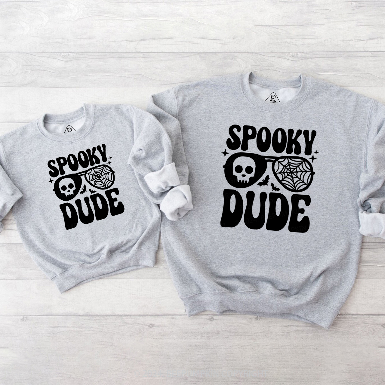 Spooky Dude Halloween Family Matching Sweatshirt