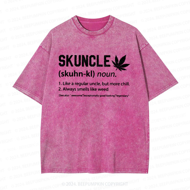  Skuncle Definition Uncle Washed T-Shirts 