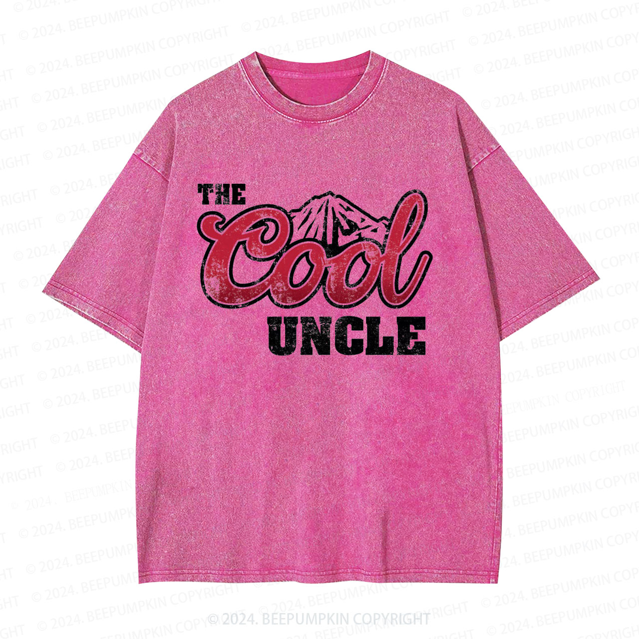The Cool Uncle Funny Uncle Washed T-Shirts 