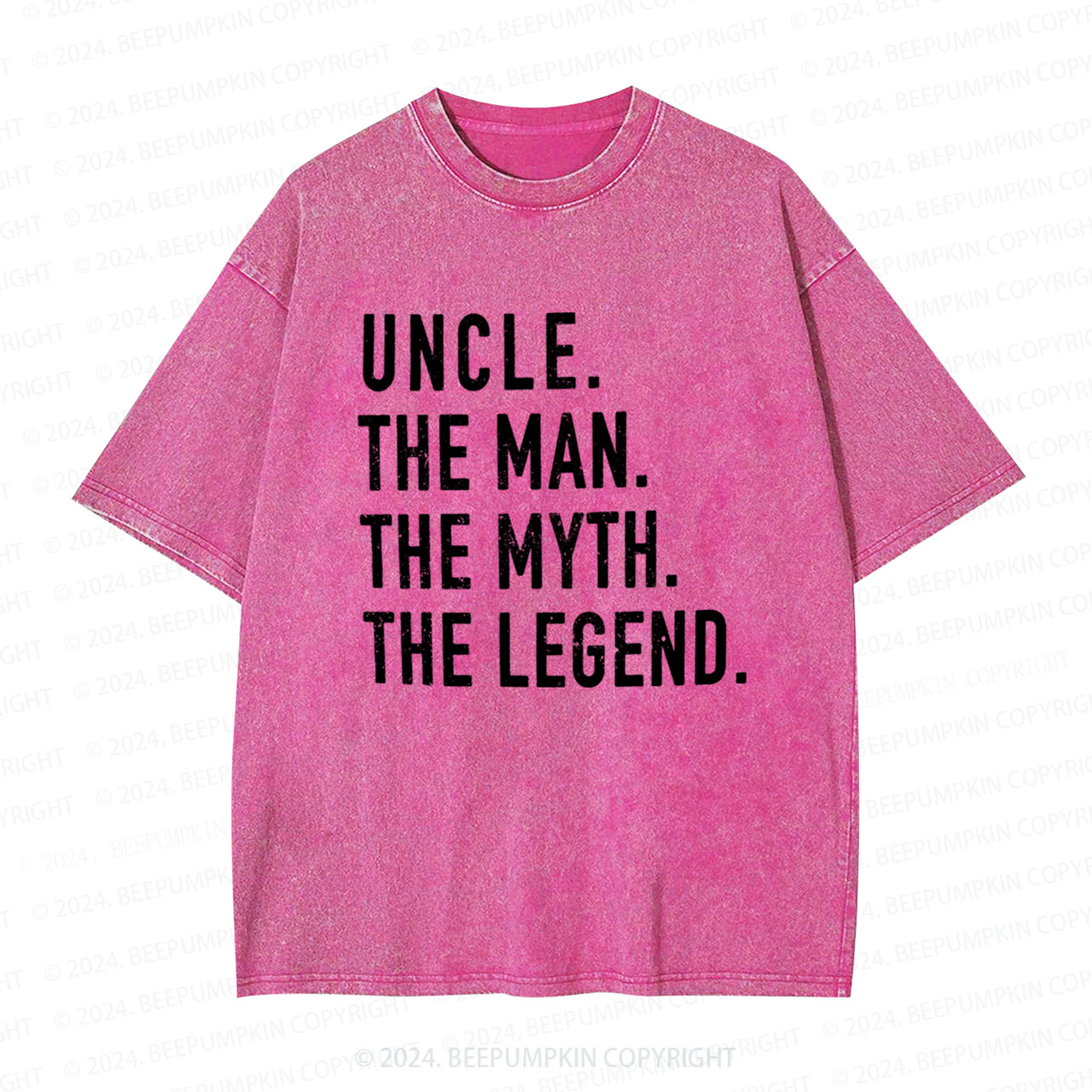Uncle The Man The Myth The Legend Uncle Washed T-Shirts 