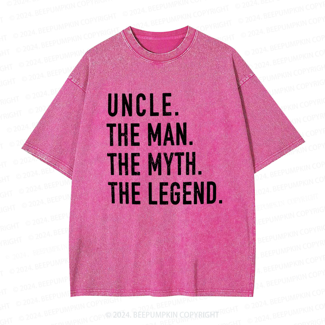 Uncle The Man The Myth The Legend Uncle Washed T-Shirts 