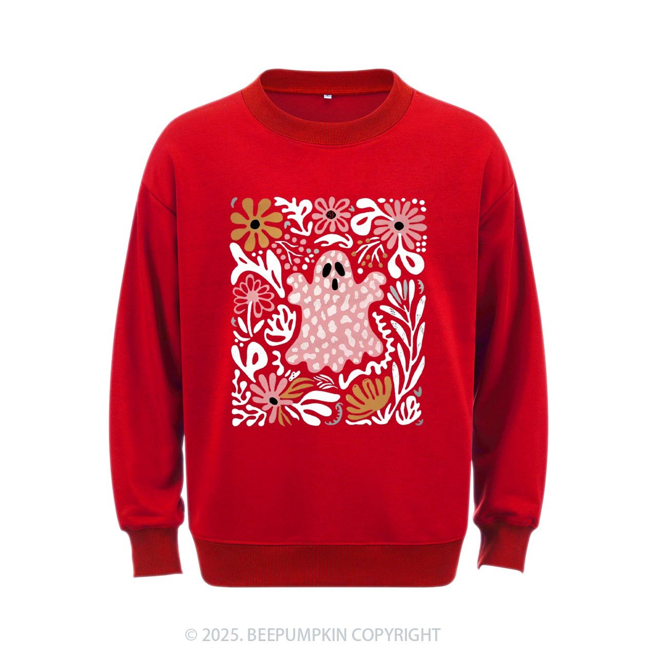 Halloween Boho Ghost Sweatshirt Beepumpkin