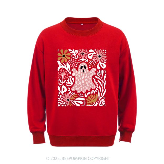 Halloween Boho Ghost Sweatshirt Beepumpkin