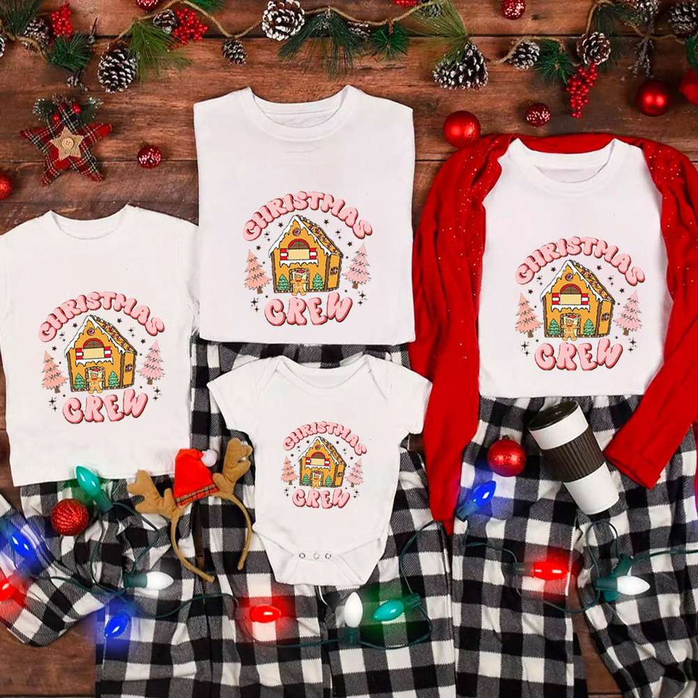 Christmas Gingerbread Crew Family Matching Shirt