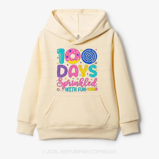 100 Days Sprinkled With Fun Toddler&Kid's Hoodies