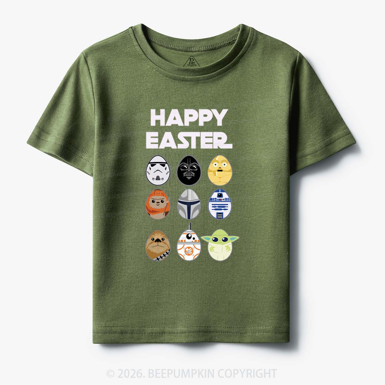 Easter Funny Trooper Eggpire Toddler&Kid's Tees