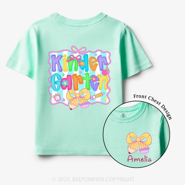 Personalized Learning in Color Toddler&Kid's Tees Beepumpkin