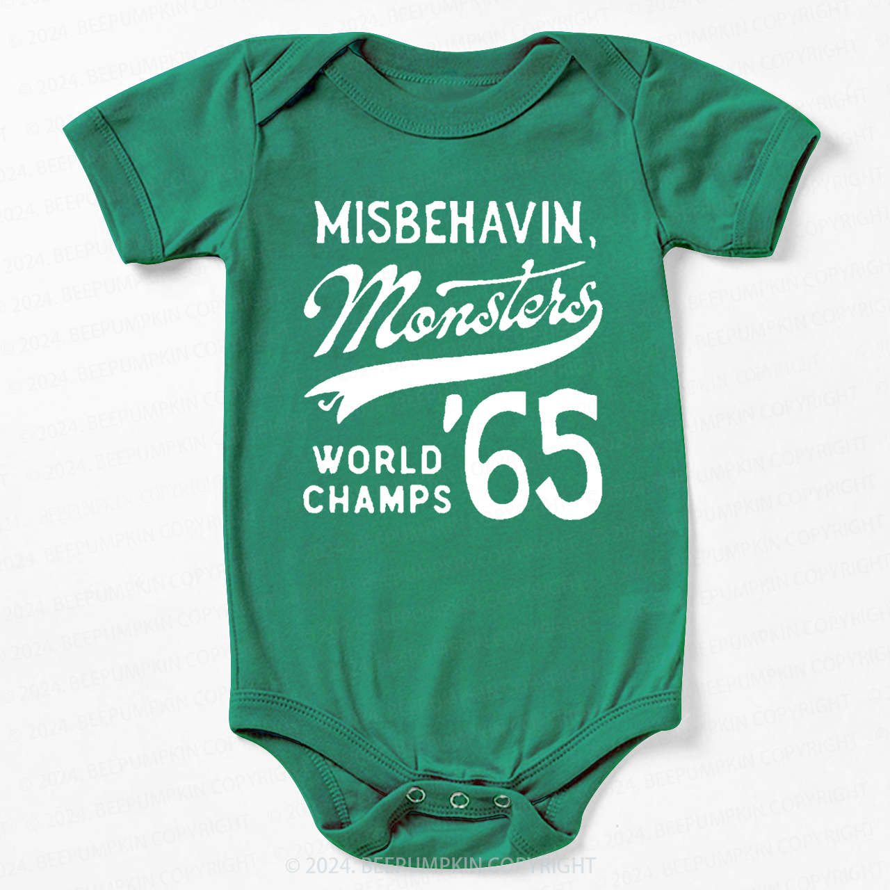 Misbehavin' Monsters  Bodysuit For Baby