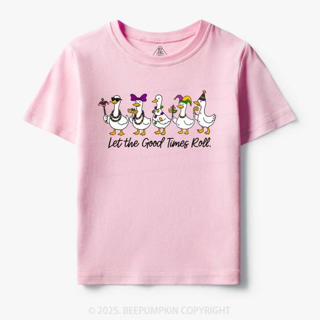 Silly Goose Mardi Gras Toddler&Kid's Tees Beepumpkin