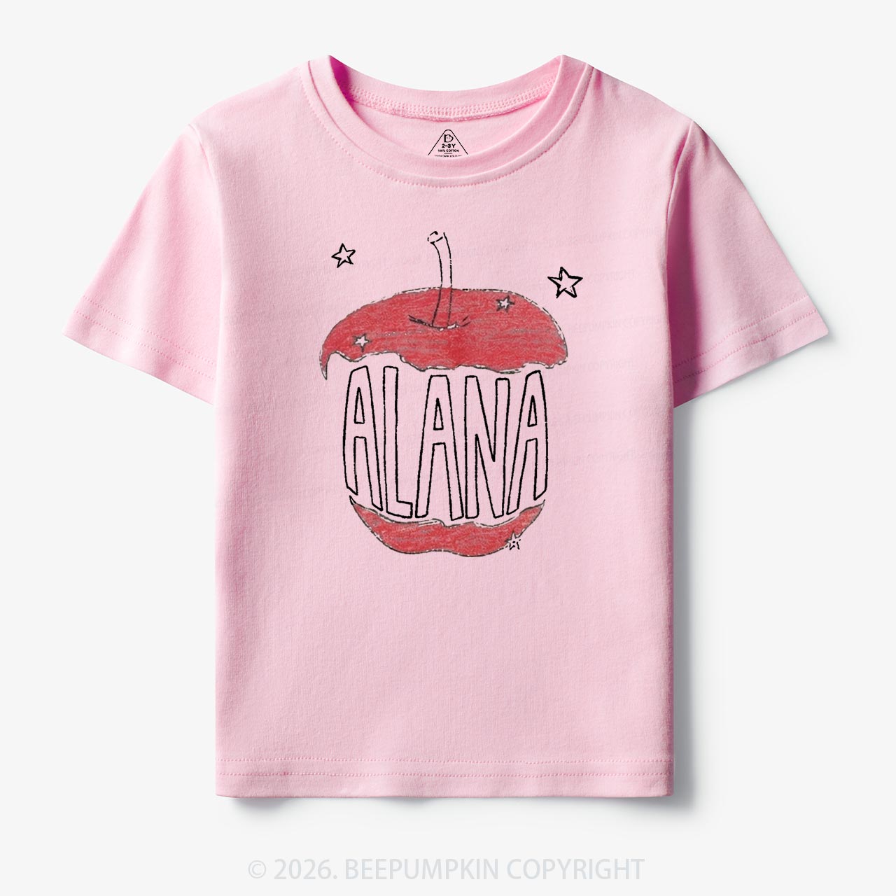 Personalized APPLE Back To School  Toddler&Kids Shirts