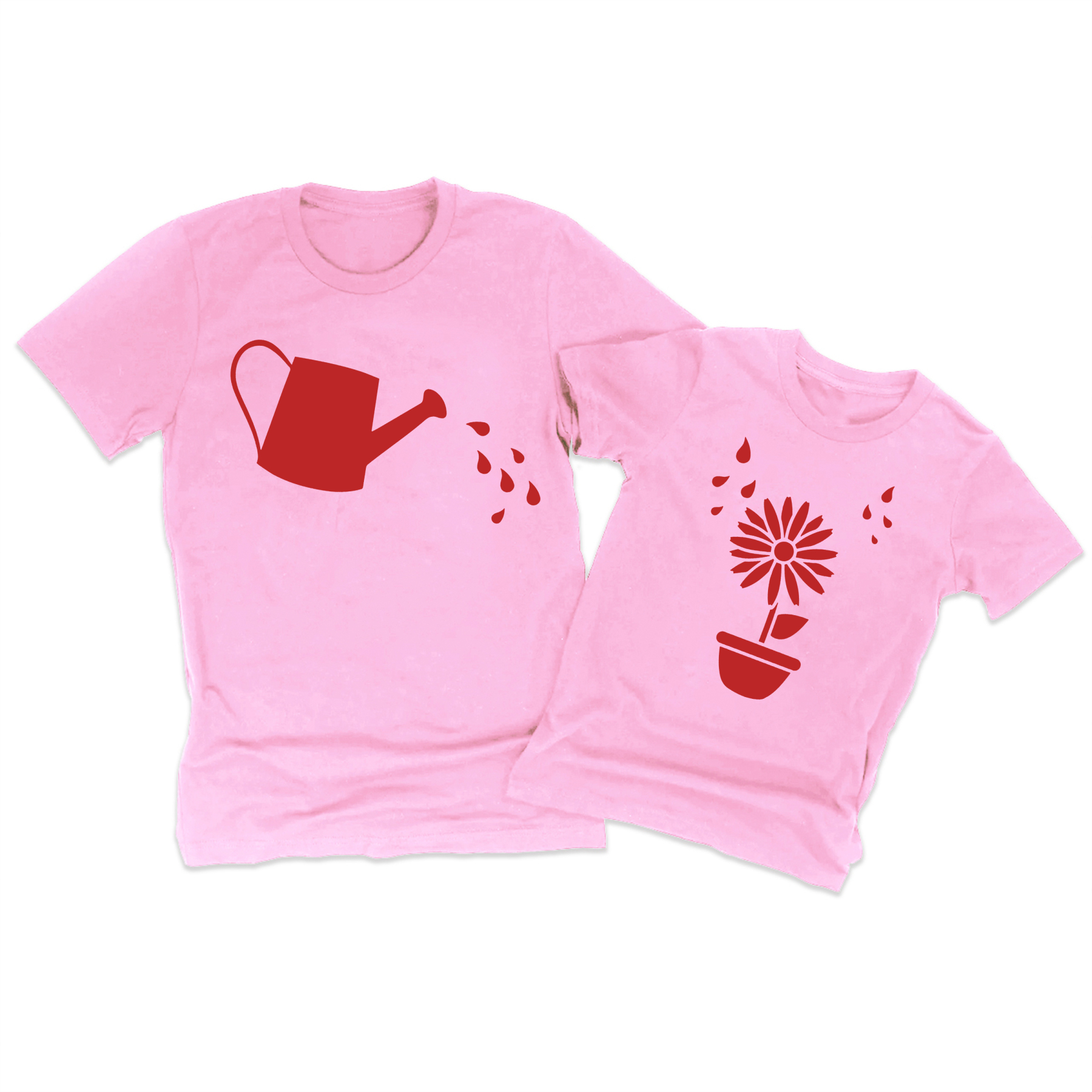 Flower Watering Mom&Me Shirt