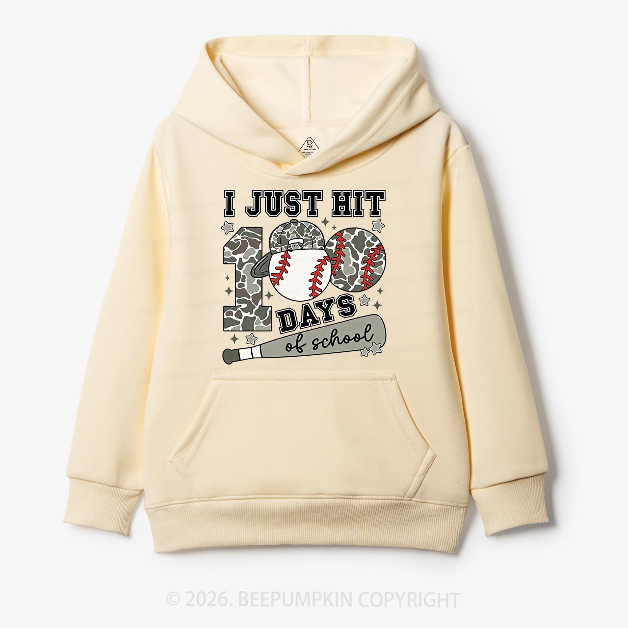 I Just Hit 100 Days Baseball School Toddler&Kid's Hoodies