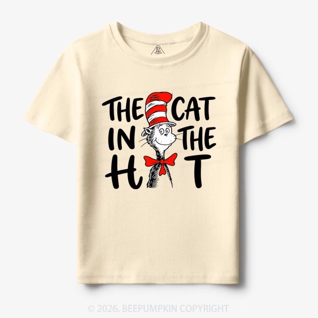 Whimsical Cat In The Hat Baby Toddler&Kids Tees