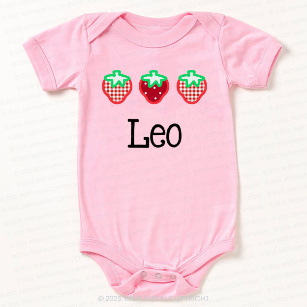 Strawberry Picking Bodysuit For Baby 