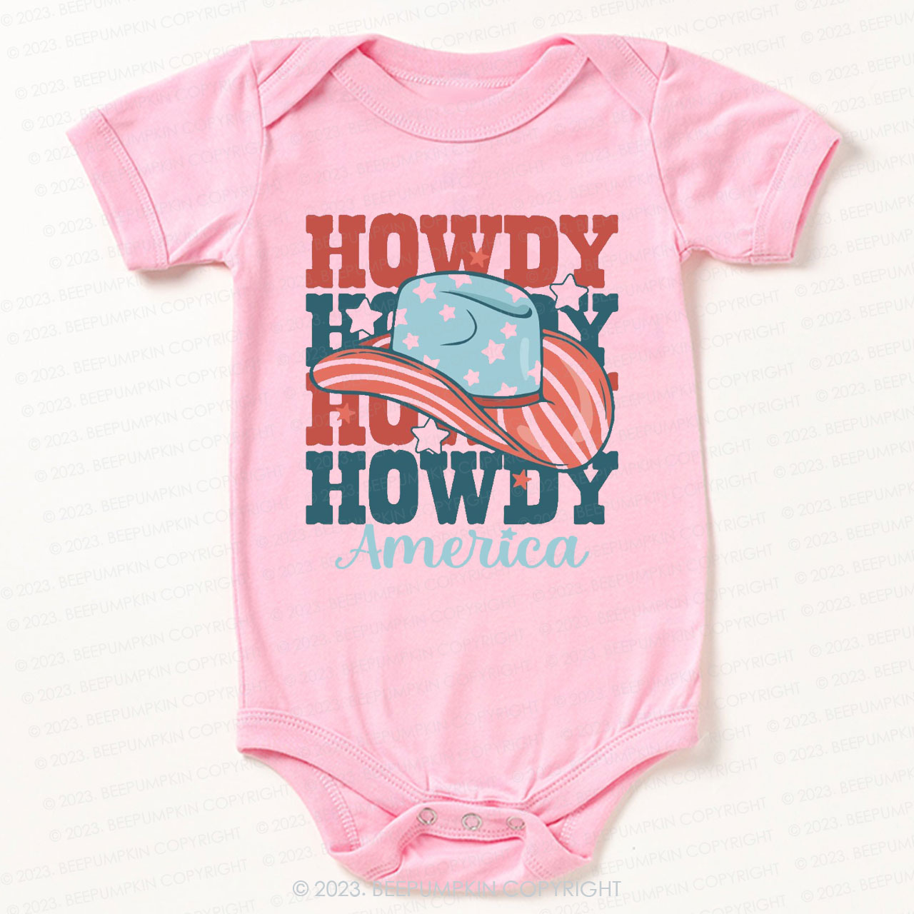 Howdy Cowboy Bodysuit For Baby 