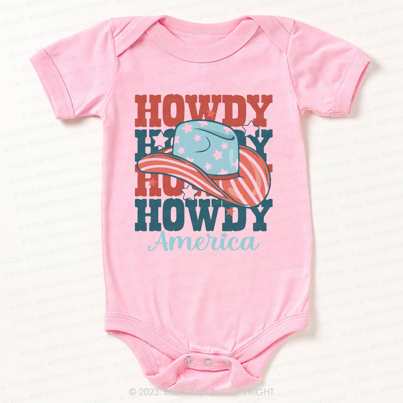 Howdy Cowboy Bodysuit For Baby 