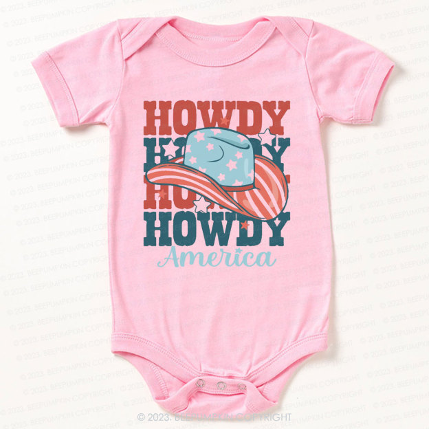Howdy Cowboy Bodysuit For Baby 