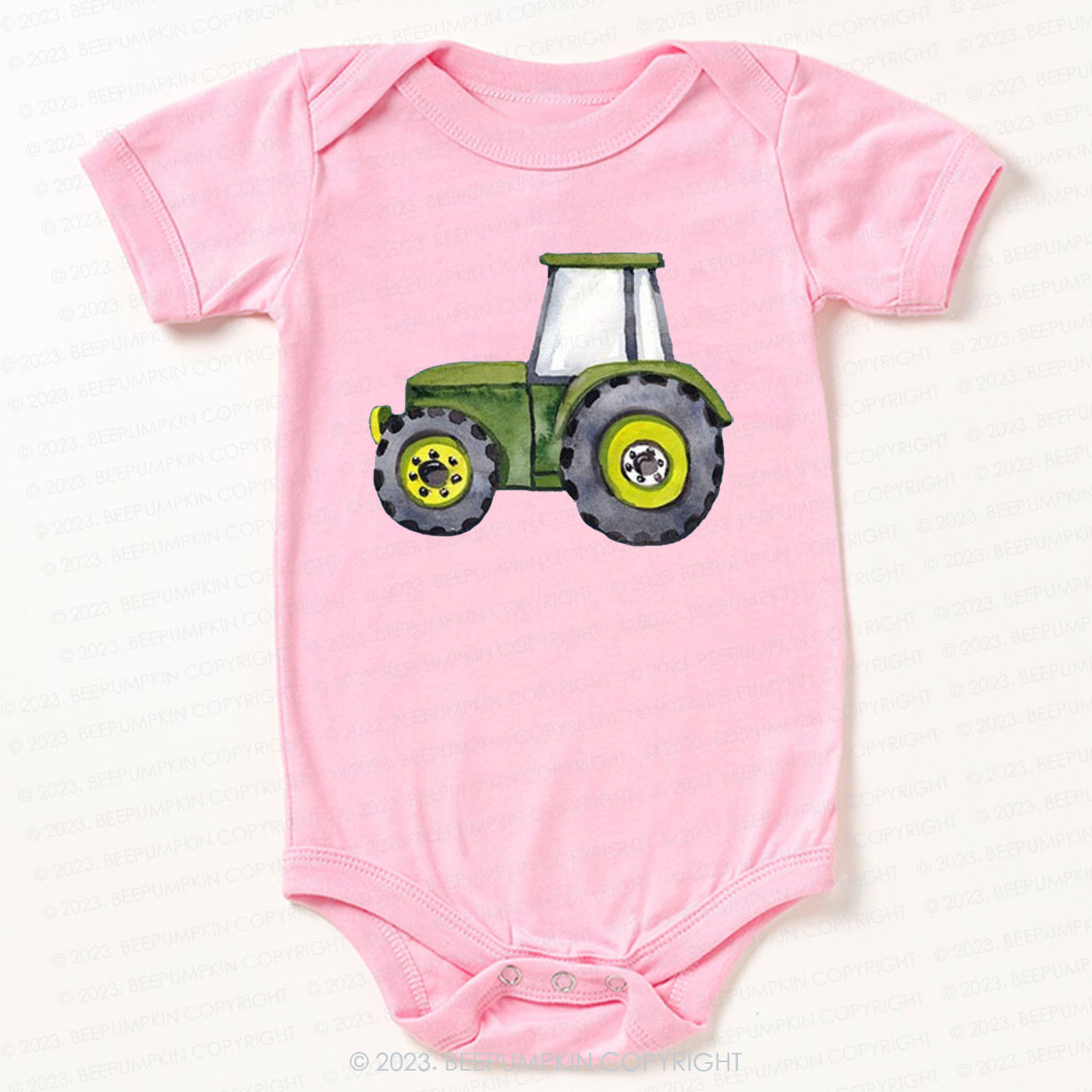 Cute Tractor Lover Bodysuit For Baby 