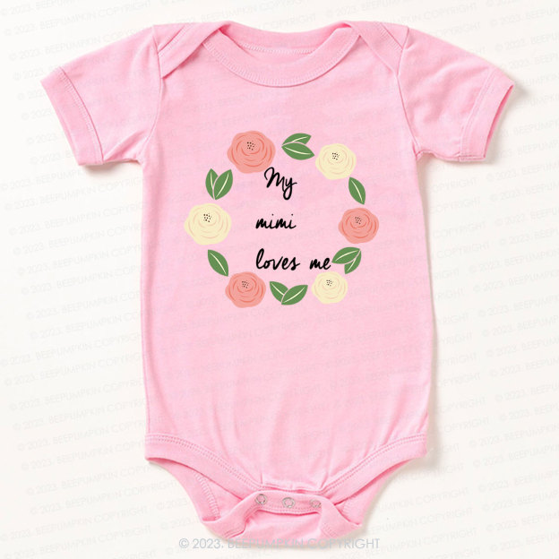 My Mimi Loves Me Bodysuit For Baby 