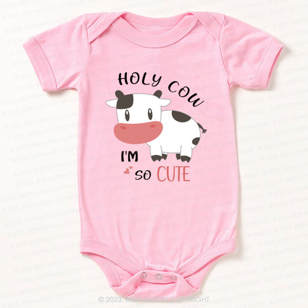 Holy Cow Bodysuit For Baby 