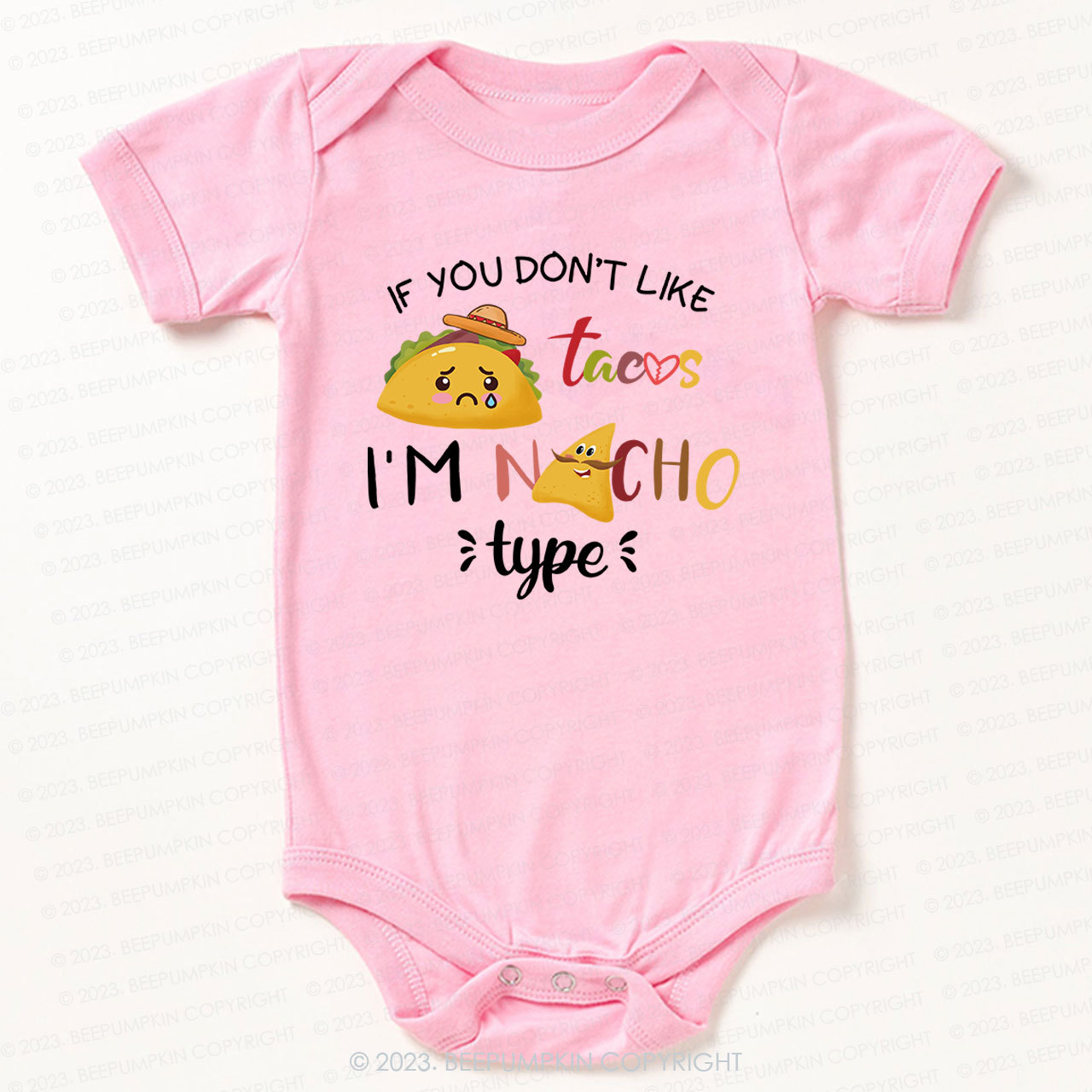 Cute Taco Slogan Bodysuit For Baby 7