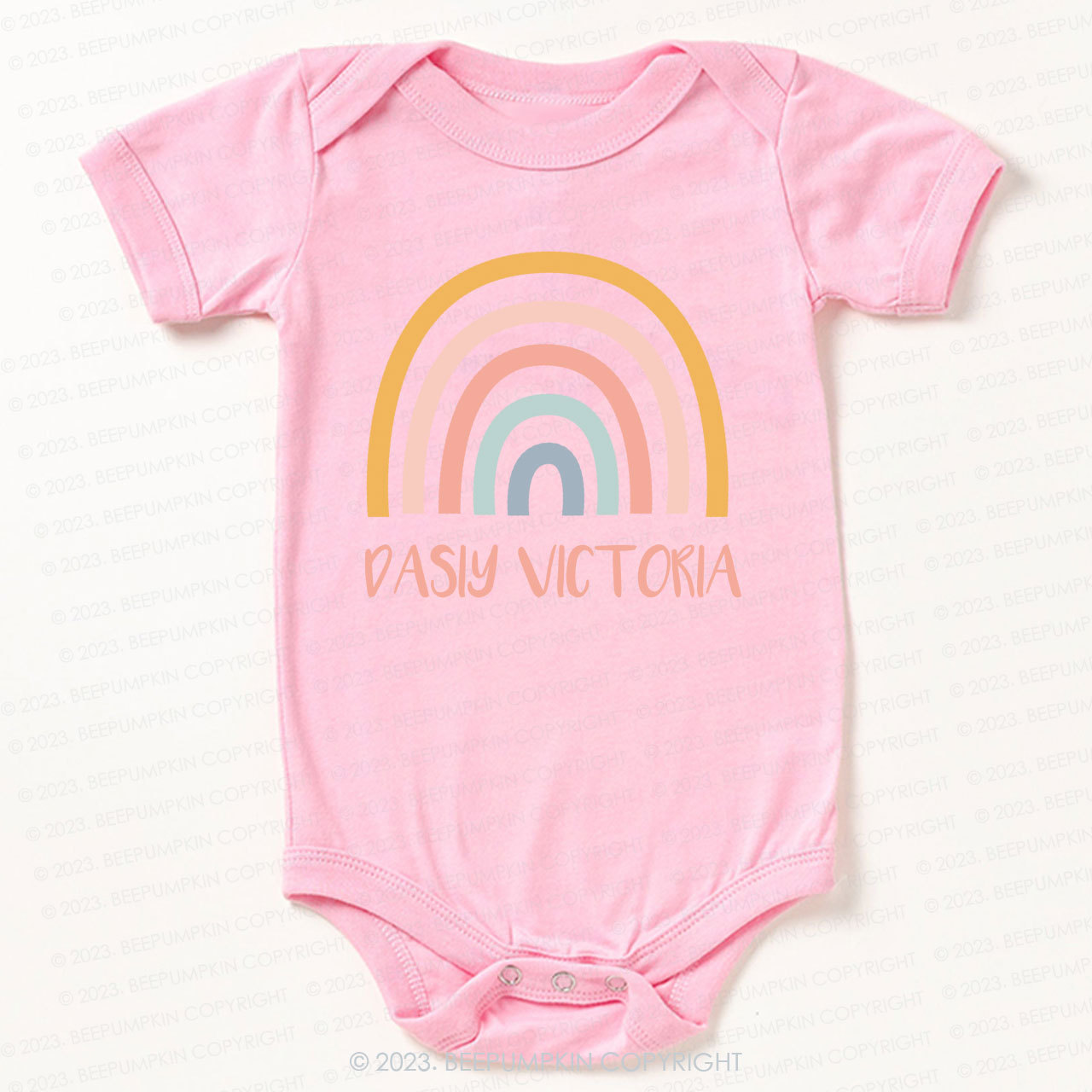 Rainbow Colorful Bodysuit For Baby 
