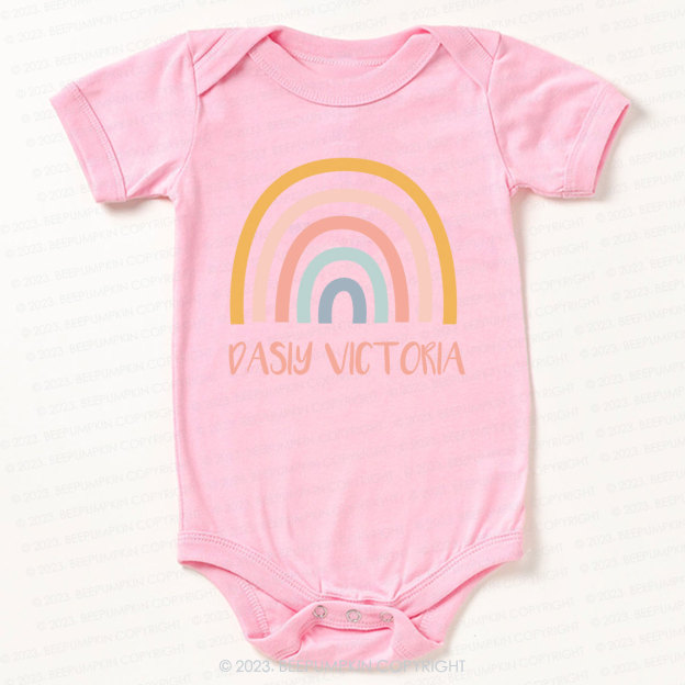 Rainbow Colorful Bodysuit For Baby 