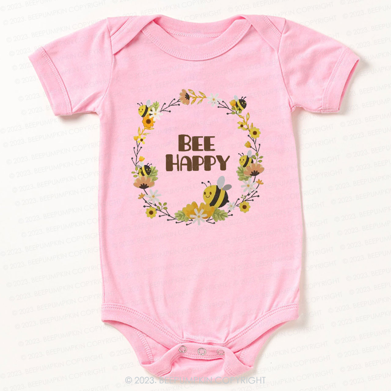 Bee Happy Bodysuit For Baby 