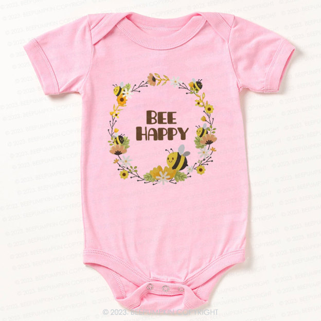 Bee Happy Bodysuit For Baby 