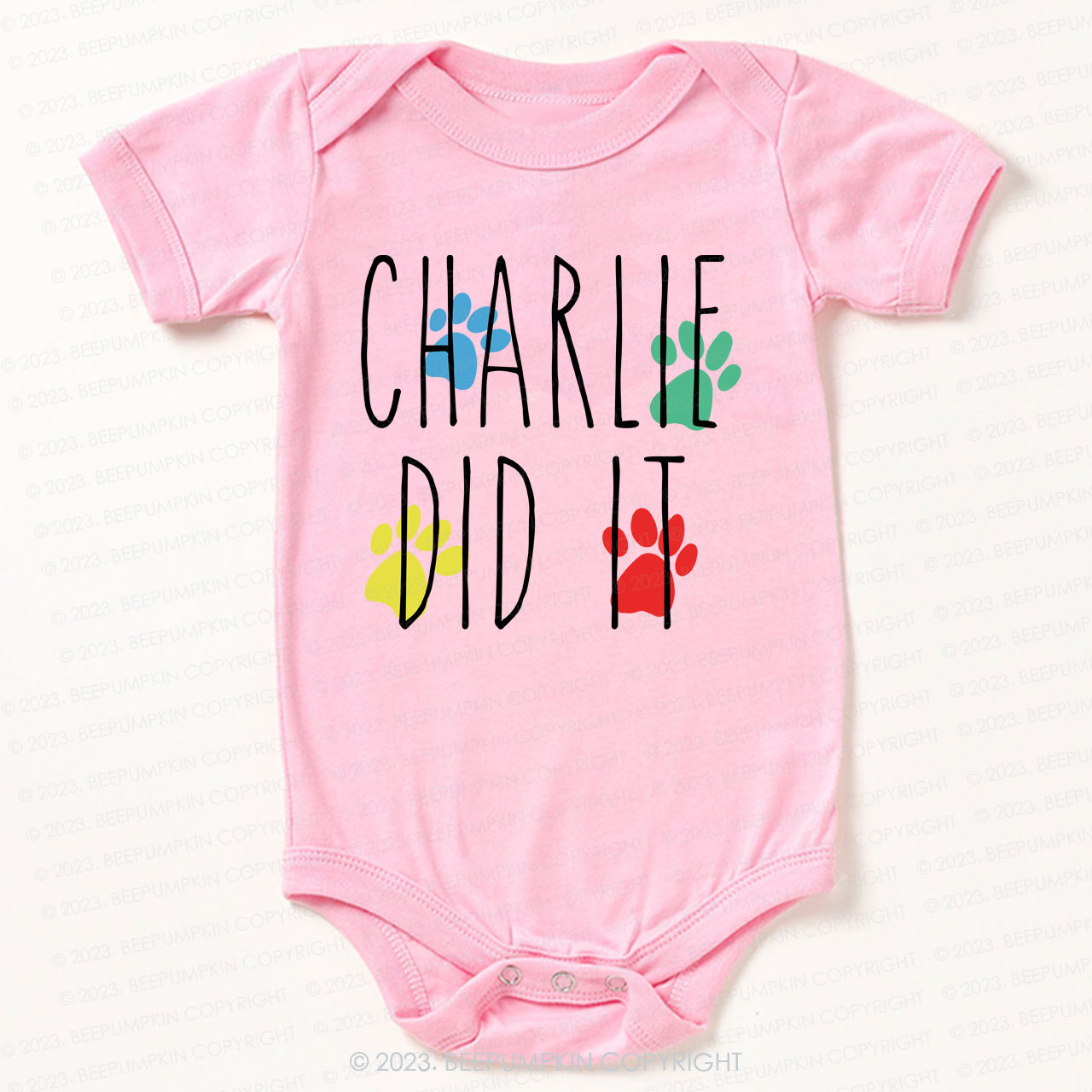 The Dog Did It Bodysuit For Baby 