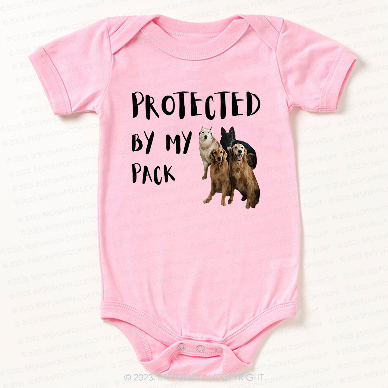 Personalized Pets Pack Bodysuit For Baby 