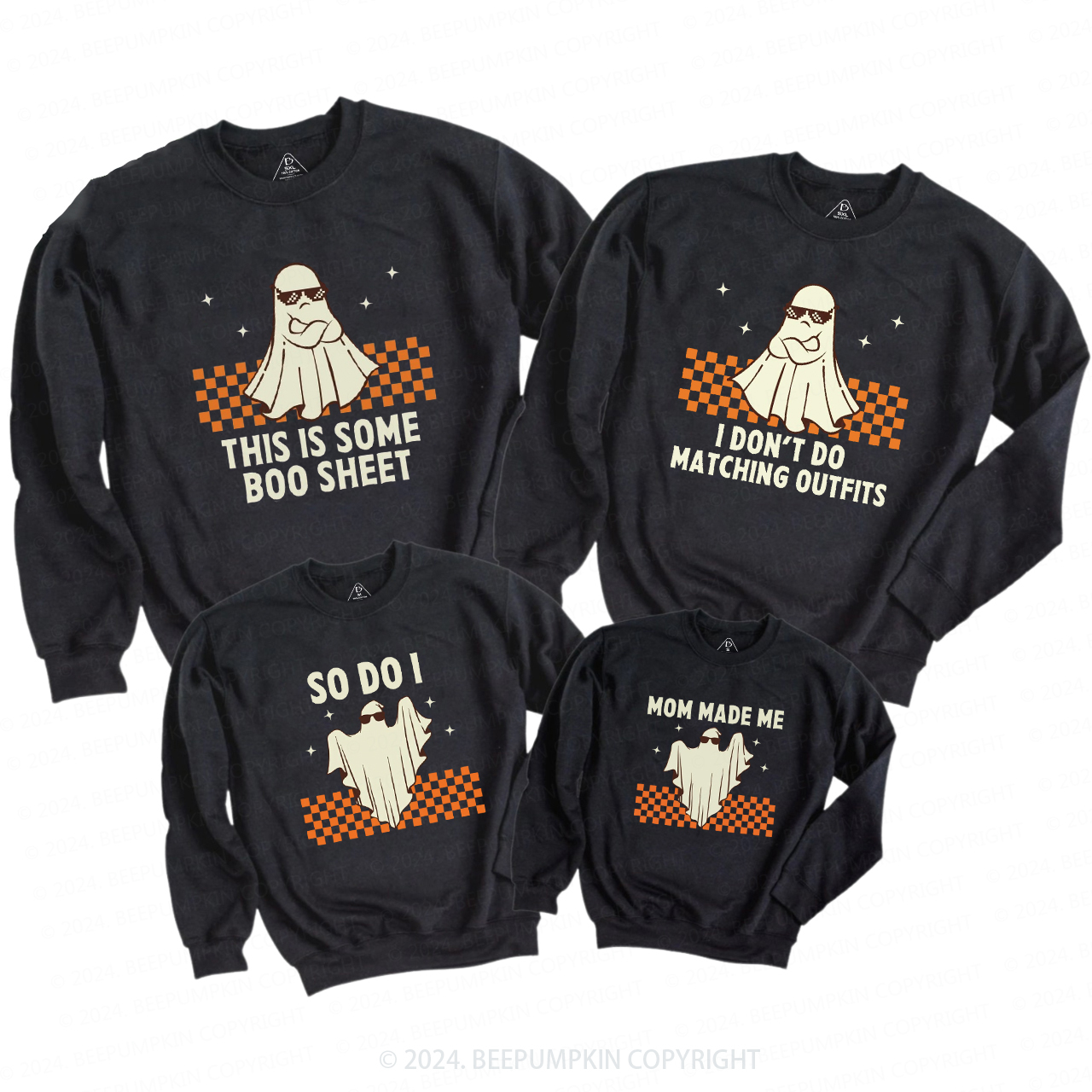 Matching Halloween Group Family Matching Sweatshirt
