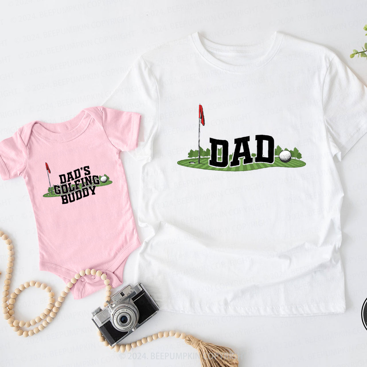 Daddy's Golf Buddy Daddy And Me Matching Shirt