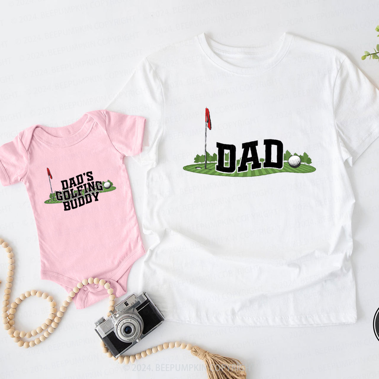 Daddy's Golf Buddy Daddy And Me Matching Shirt