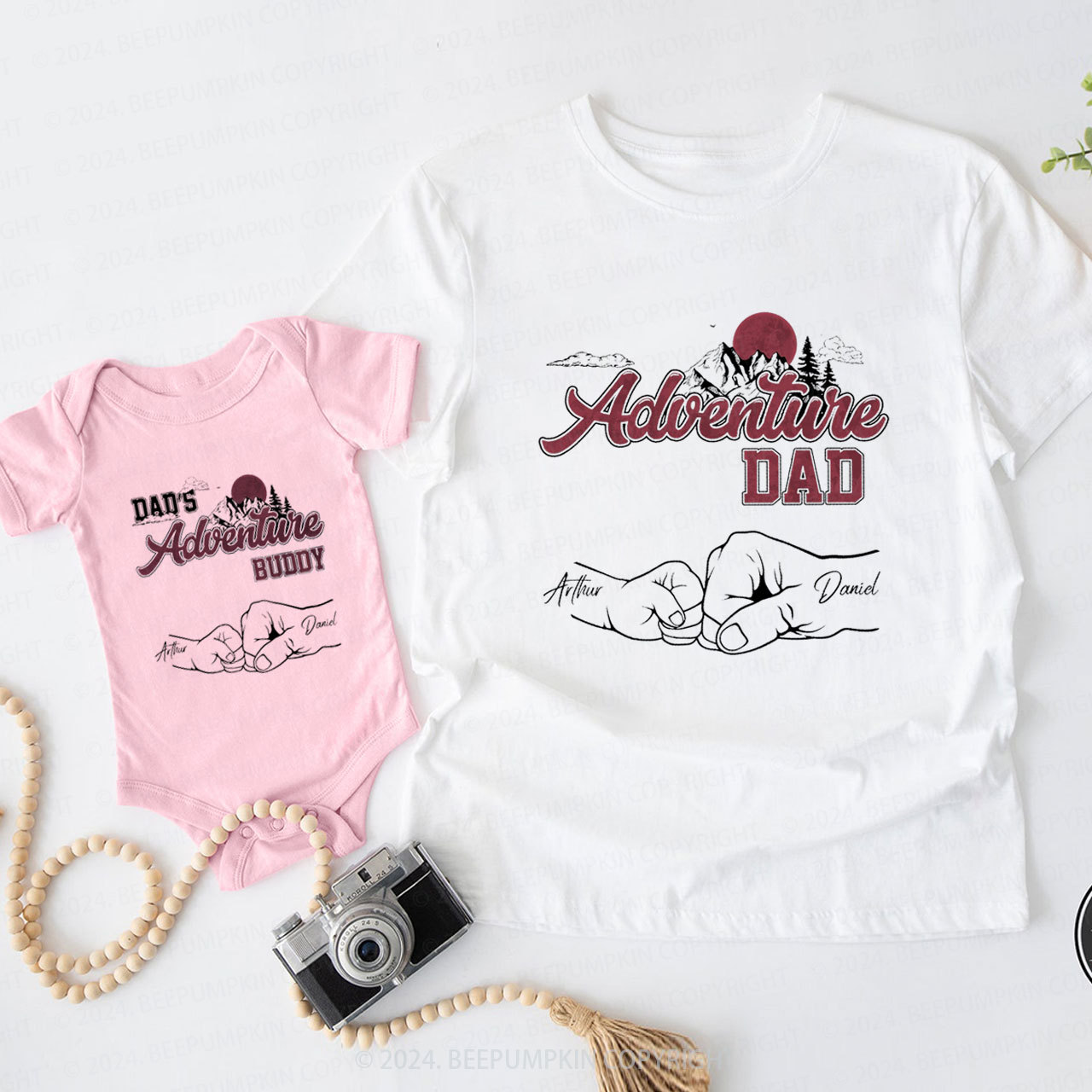 Adventure Buddy Daddy And Me Matching Shirt