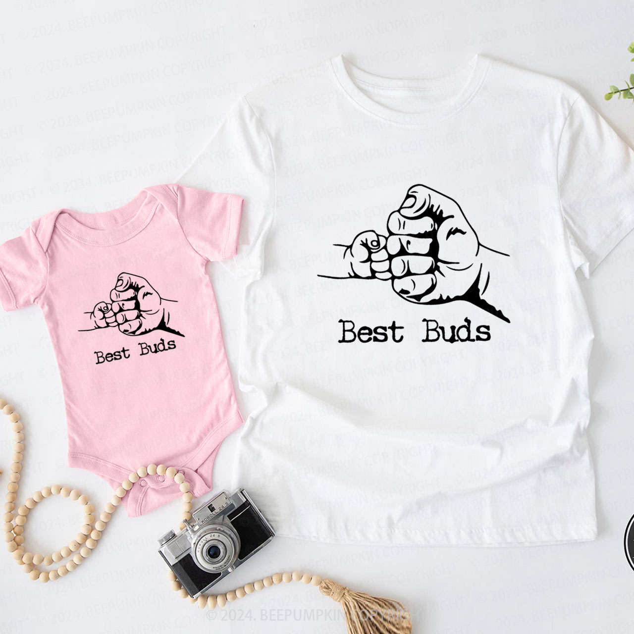 Best Buds Daddy And Me Matching Shirt