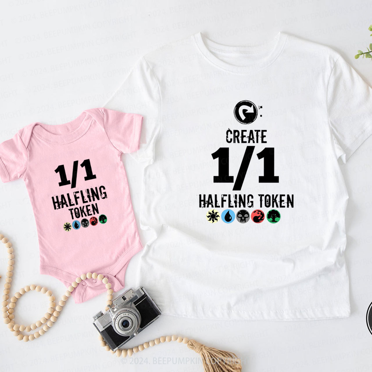 Magic The Gathering Daddy And Me Matching Shirt