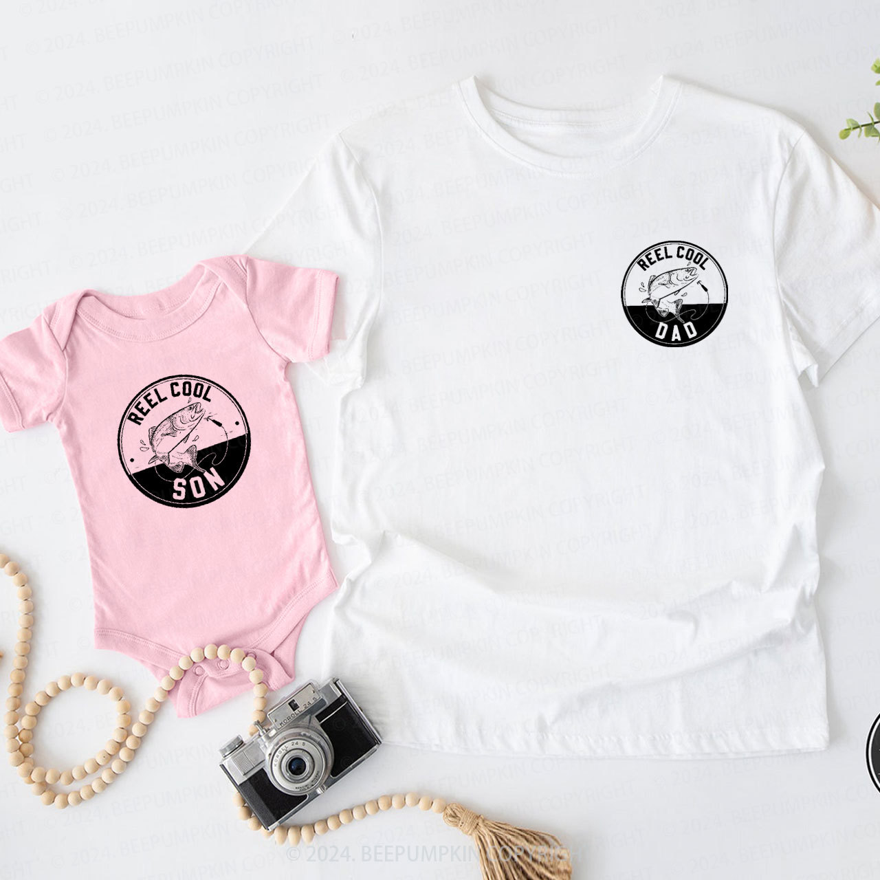 Reel Cool Dad Daddy And Me Matching Shirt