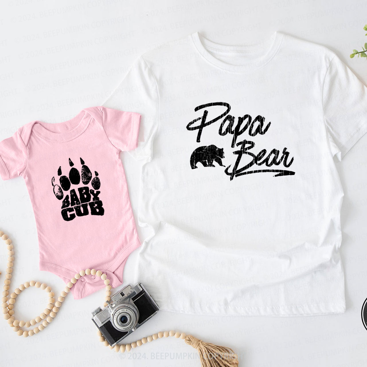 Baby Cub Daddy And Me Matching Shirt