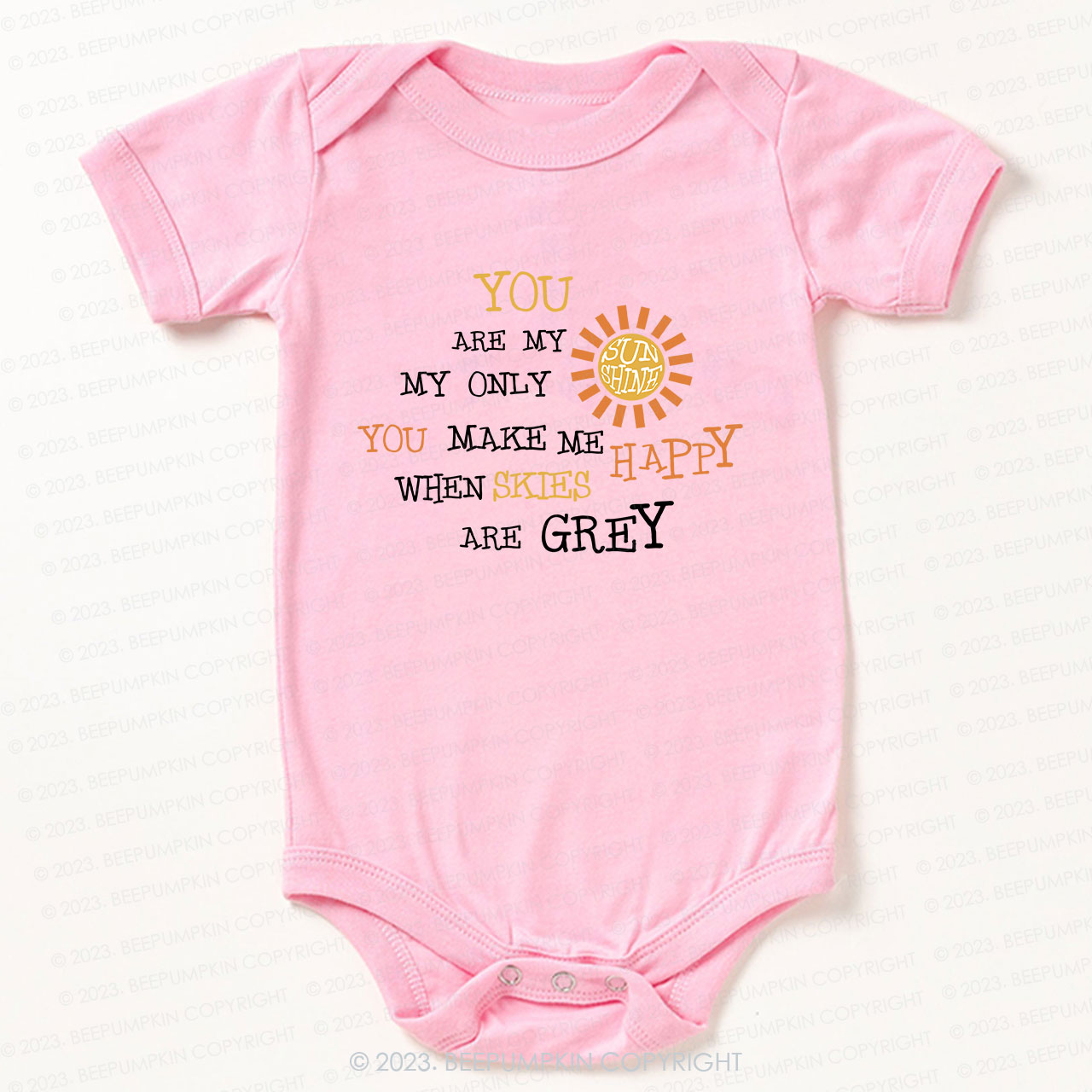 You Are My Sunshine Bodysuit For Baby 