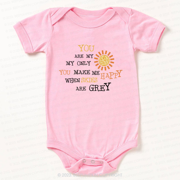 You Are My Sunshine Bodysuit For Baby 