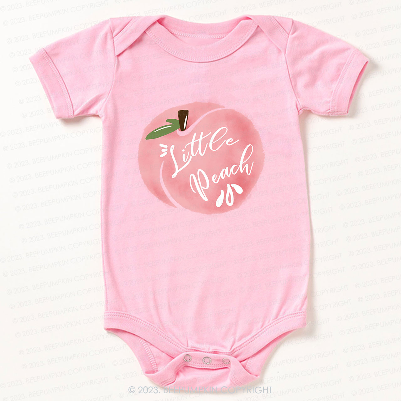 Baby  Peach Bodysuit For Baby 