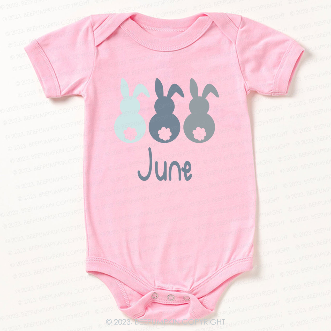 Three Rabbits Bodysuit For Baby 