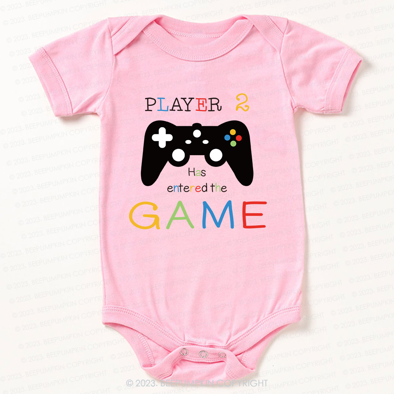 Player 2 has Entered the Game Bodysuit For Baby 