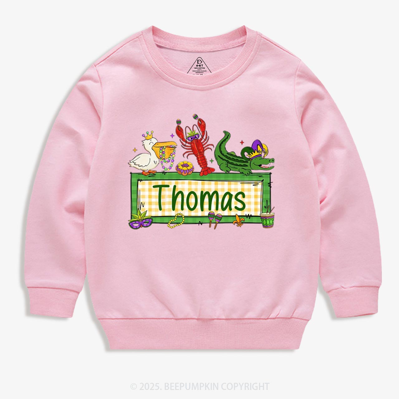 Personalized Tiny Parade Nameset Kid's Sweatshirt