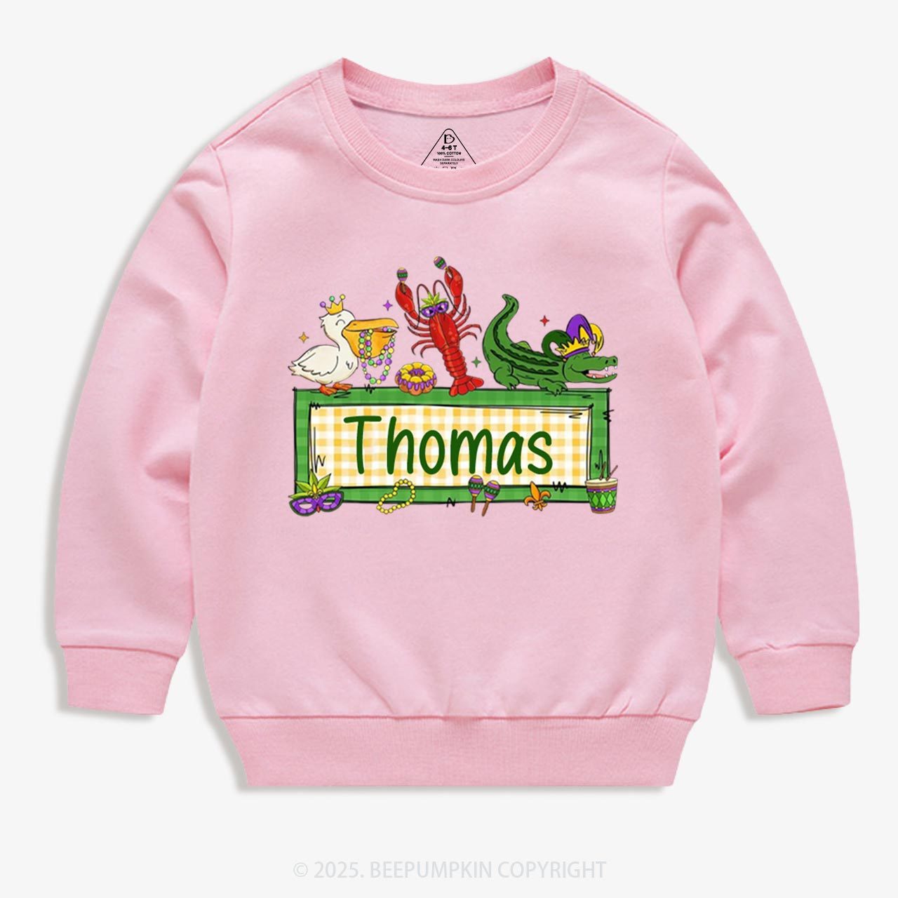 Personalized Tiny Parade Nameset Kid's Sweatshirt