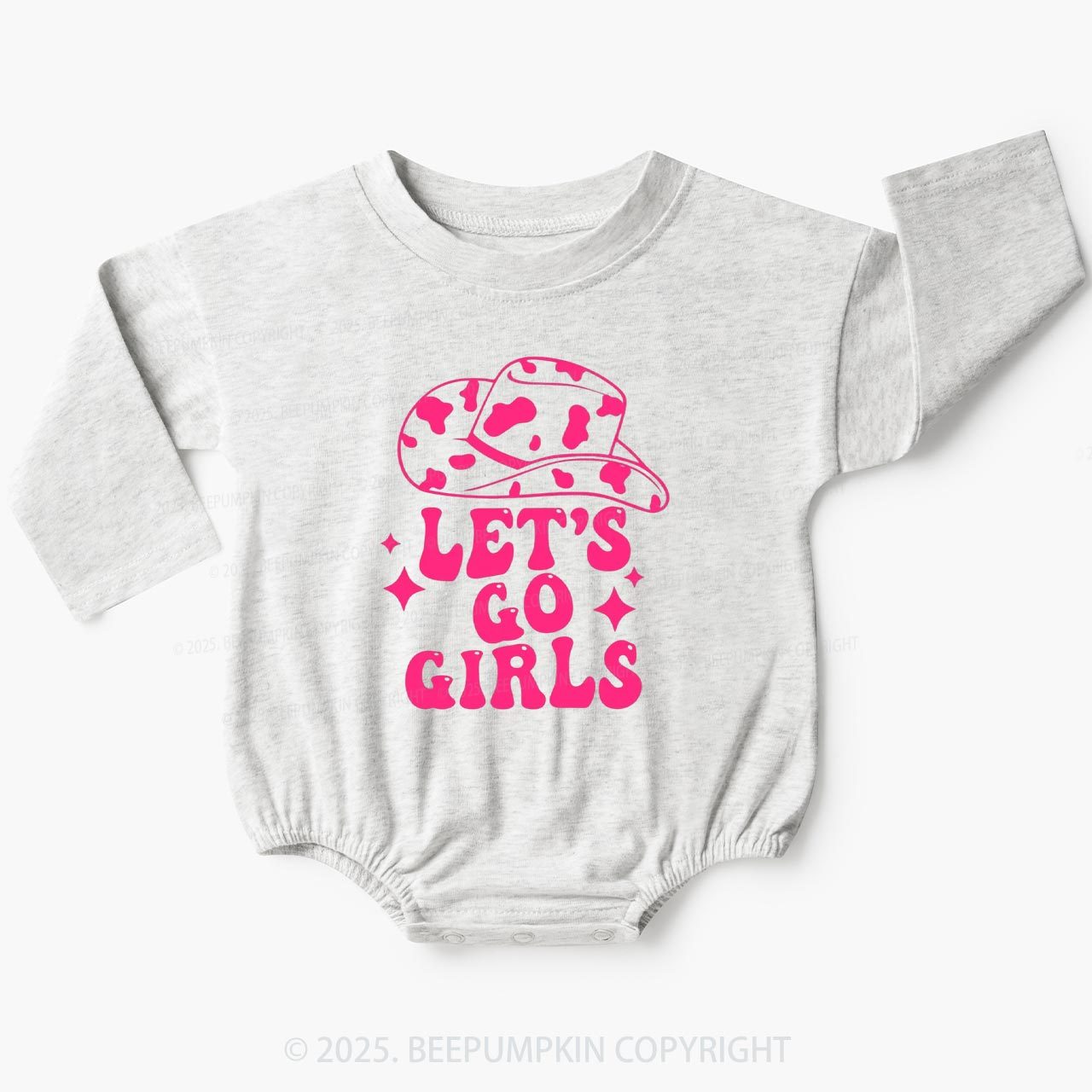 Let's Go Girls Baby Bubble Romper Beepumpkin