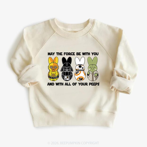 Bunny Ears Happy Easter Kid's Sweatshirt