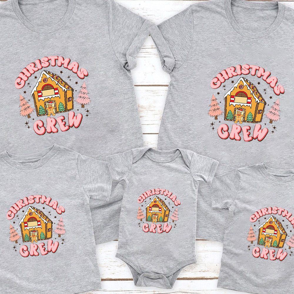 Christmas Gingerbread Crew Family Matching Shirt